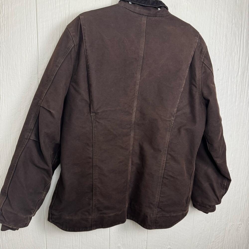 CARHARTT WC061 Women’s XL Brown Sherpa Lined Sandstone Ridge Coat Detroit Jacket - Picture 14 of 16